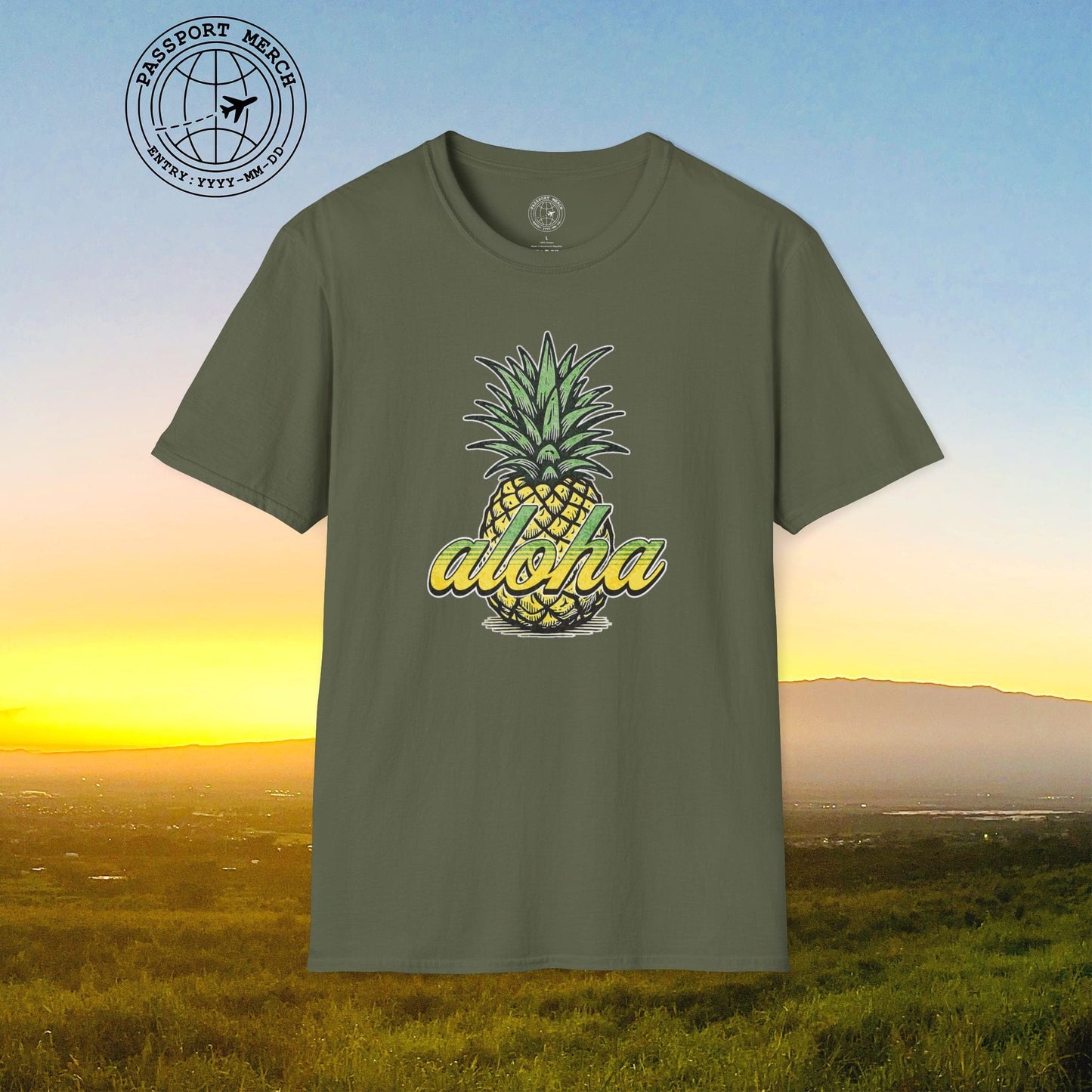 Maui Pineapple Aloha Hawaii T-Shirt