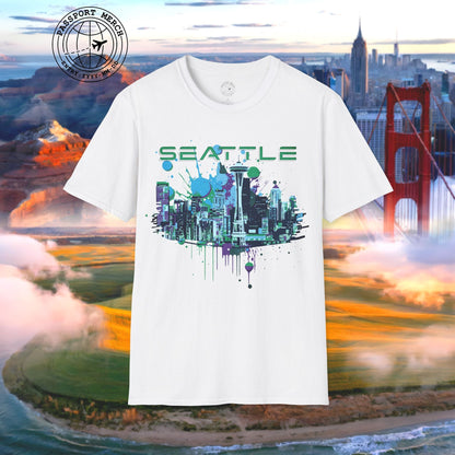 Abstract Space Needle, Seattle Washington T-Shirt