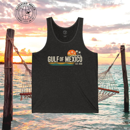 Vintage Retro Gulf of Mexico Tank Top