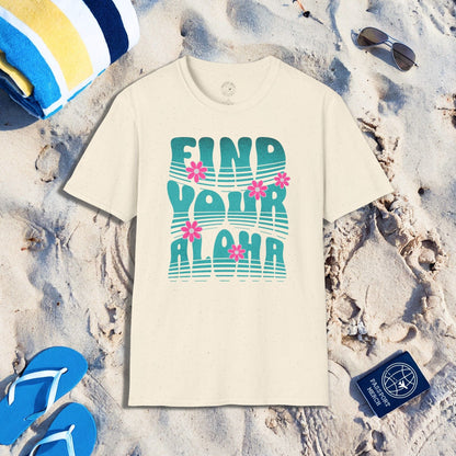 Retro Find Your Aloha, Hawaii T-Shirt