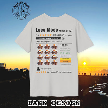 Loco Moco (5-Star Buy Now Edition), Hawaii, Back Print T-Shirt