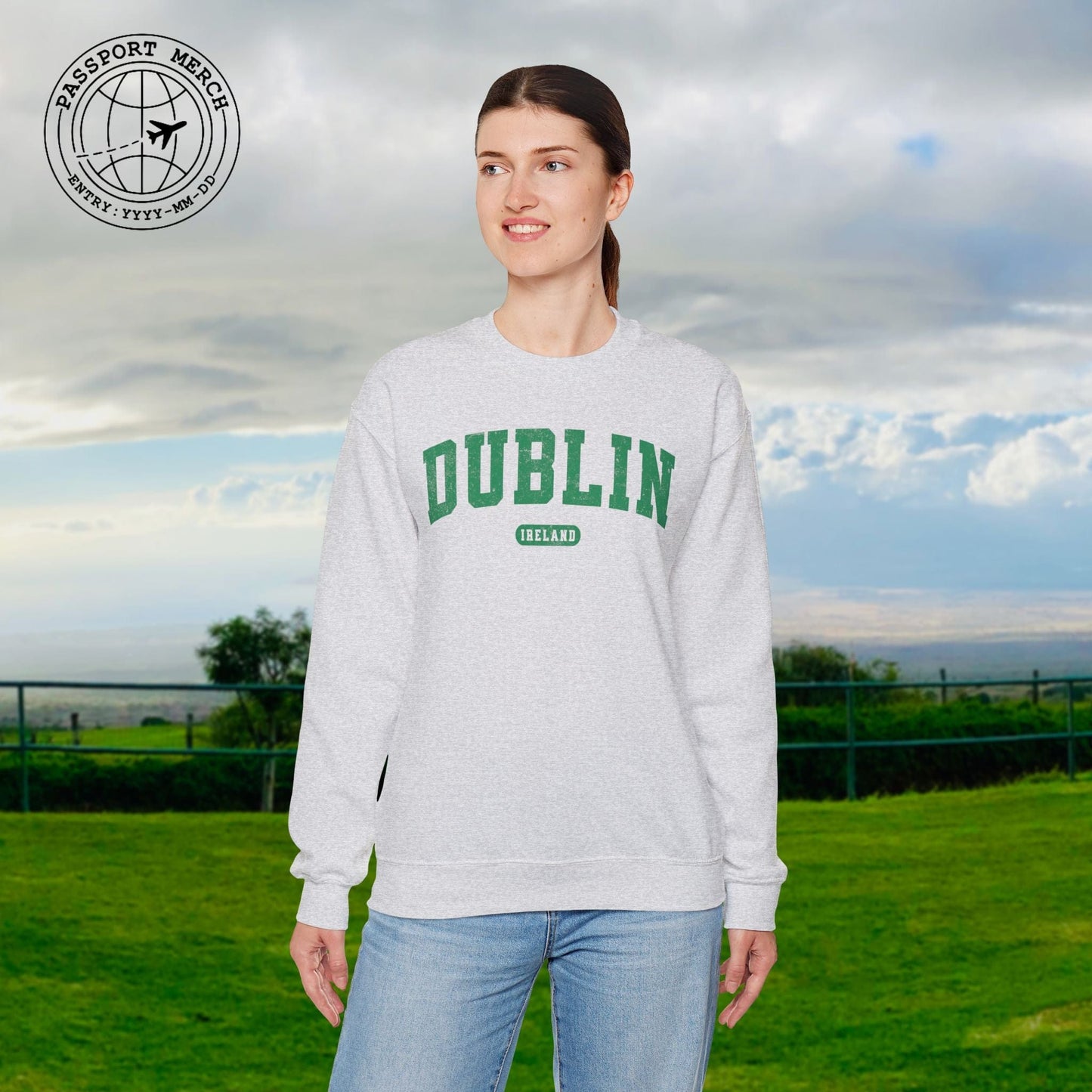 Classic Athletic (Bucket List Edition), Dublin, Ireland Crewneck