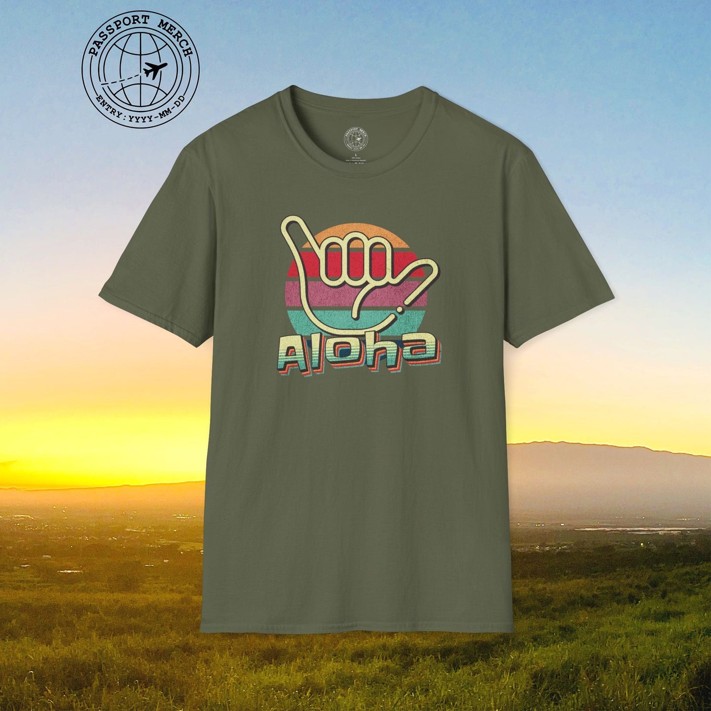 Vintage Retro Aloha Shaka, Hawaii T-Shirt