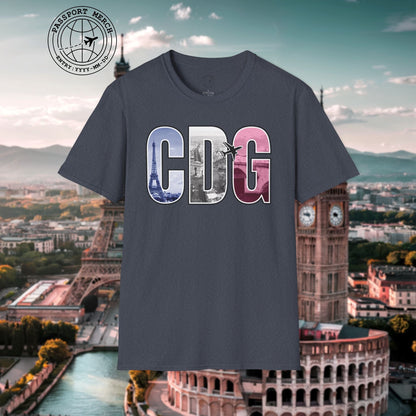 Airport Window Paris France CDG T-Shirt