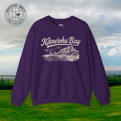 Kaneohe Bay Vintage Monochrome, Hawaii Crewneck