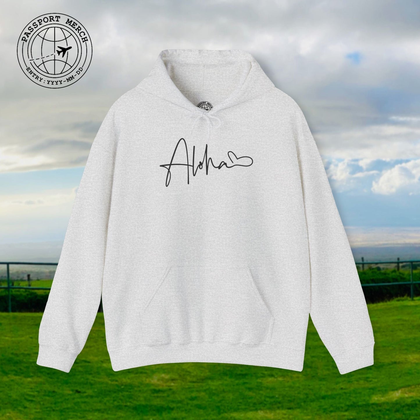 Aloha Heart Signature, Hawaii Hoodie