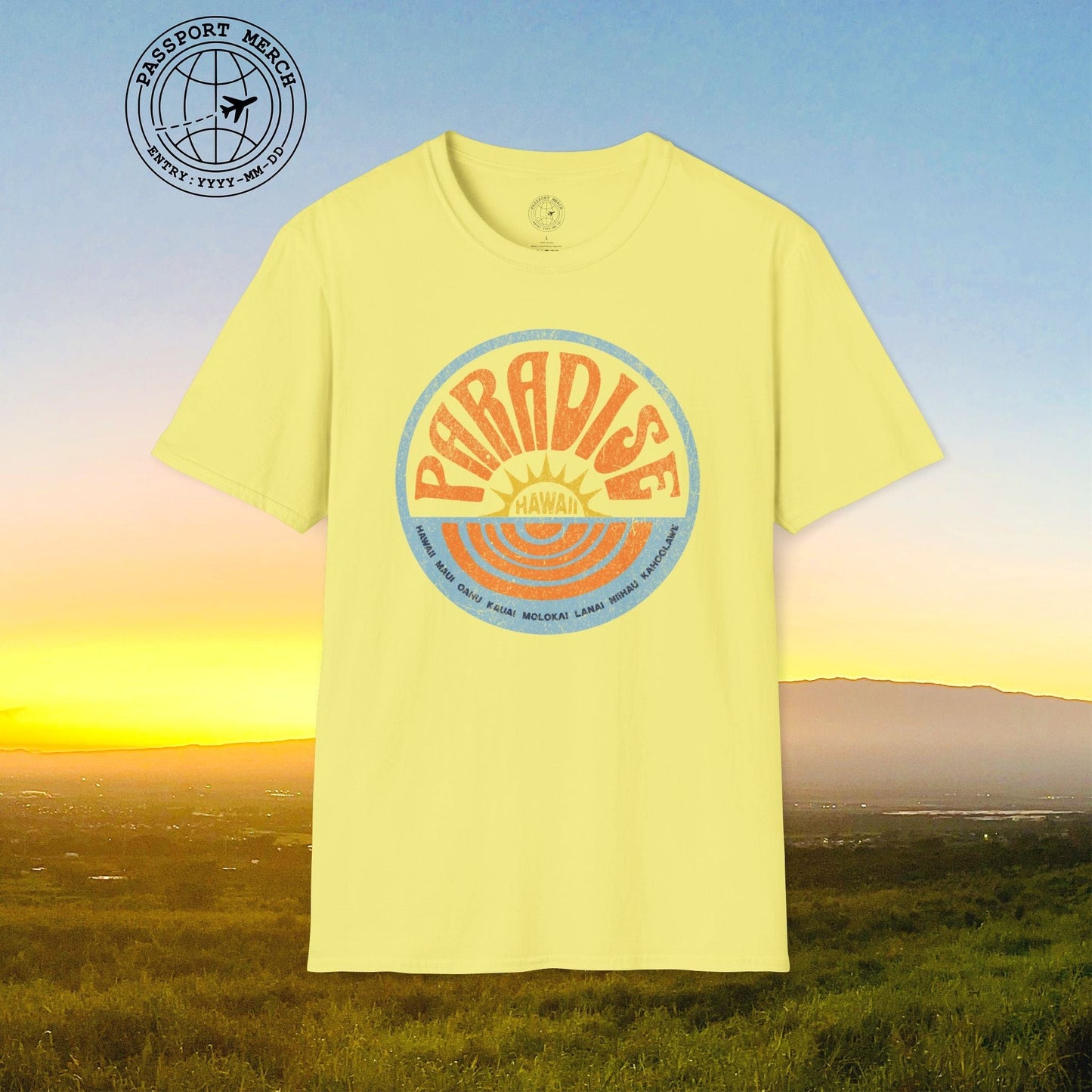 Retro Paradise, Hawaii T-Shirt