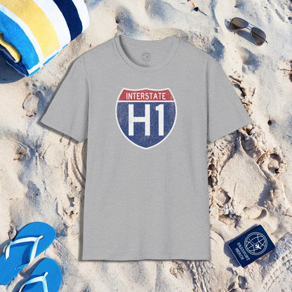 Signs of Wanderlust, Interstate H1, Hawaii T-Shirt