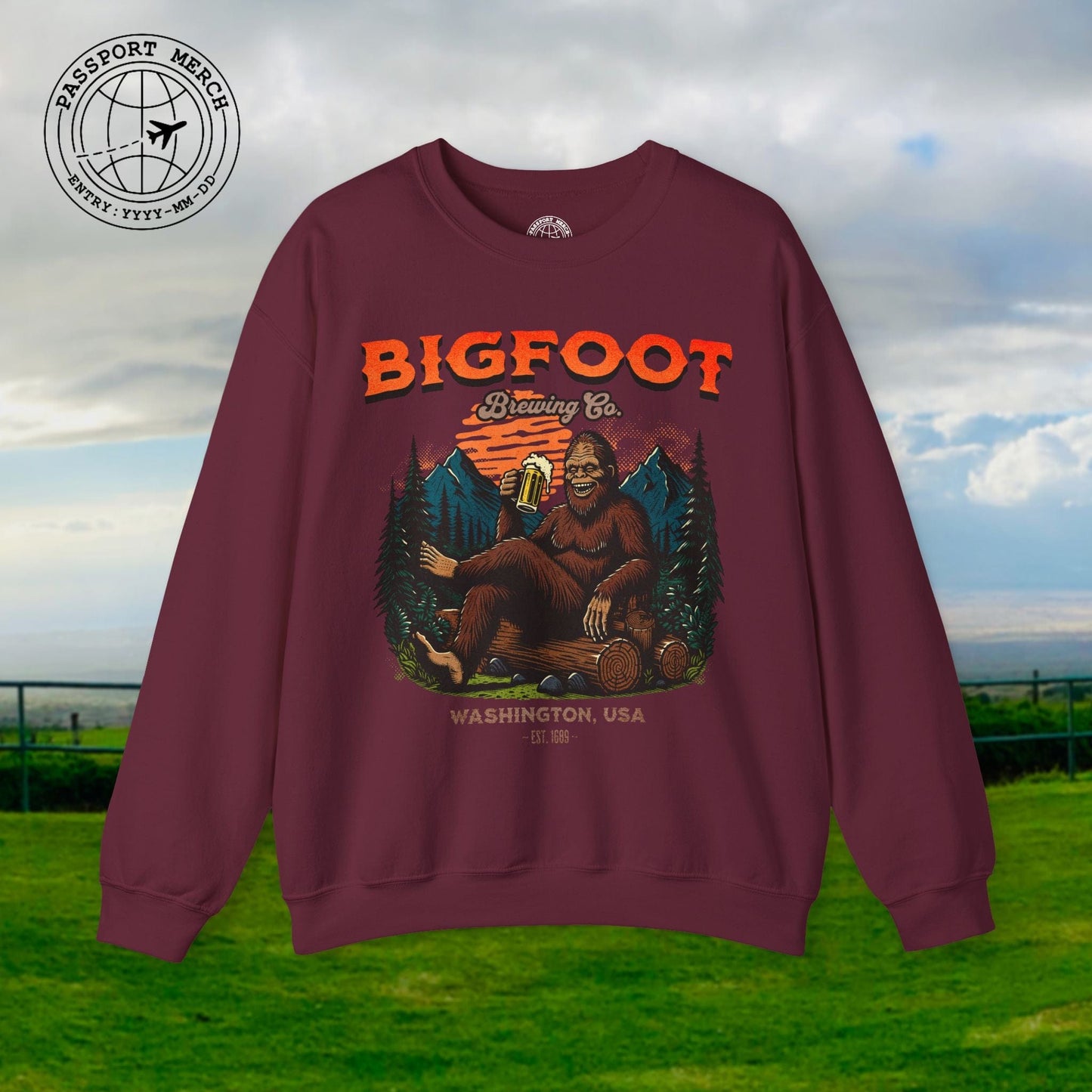 Bigfoot Brewing Company, Washington Crewneck