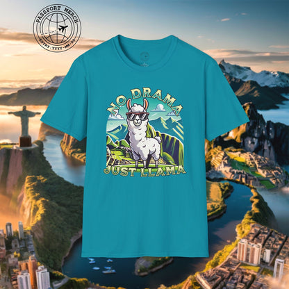 No Drama Just Llama Machu Picchu Peru T-Shirt