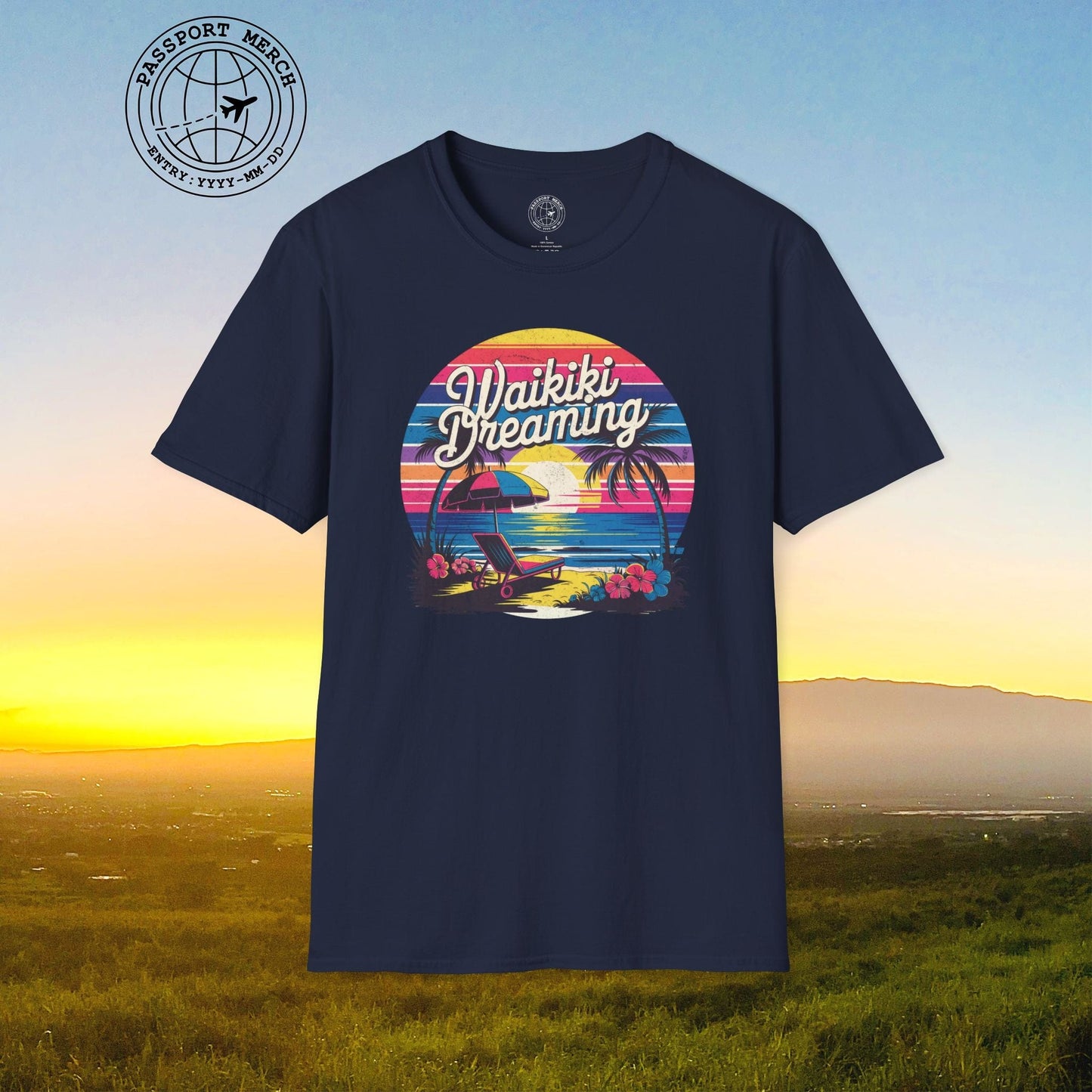 Retro Waikiki Dreaming, Hawaii T-Shirt