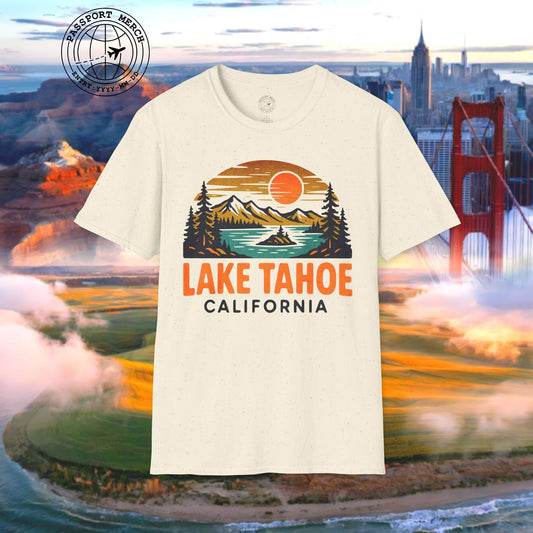 Lake Tahoe, California - 80's Vintage T-Shirt