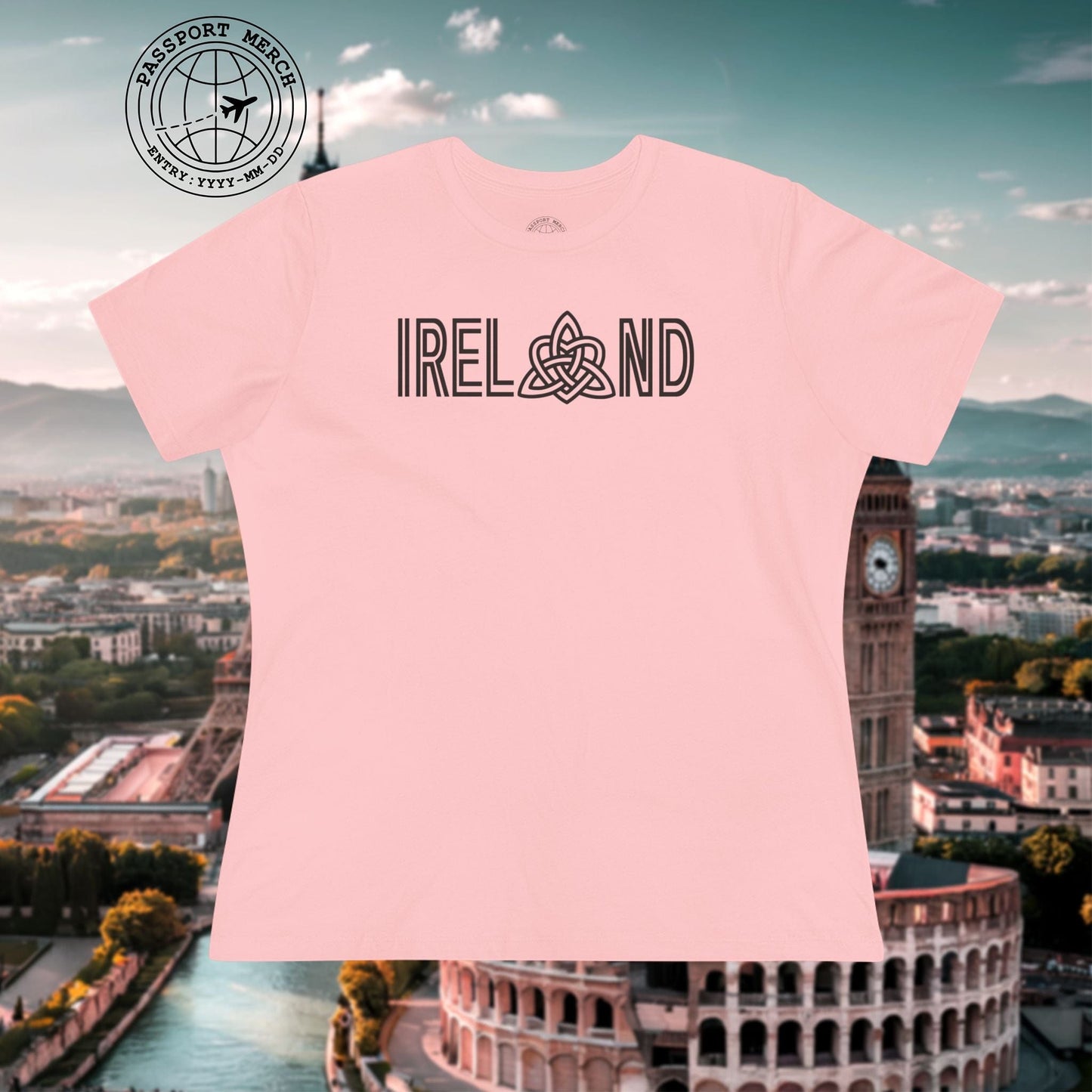 Ireland Celtic Trinity Love Knot, Womens Fit T-Shirt
