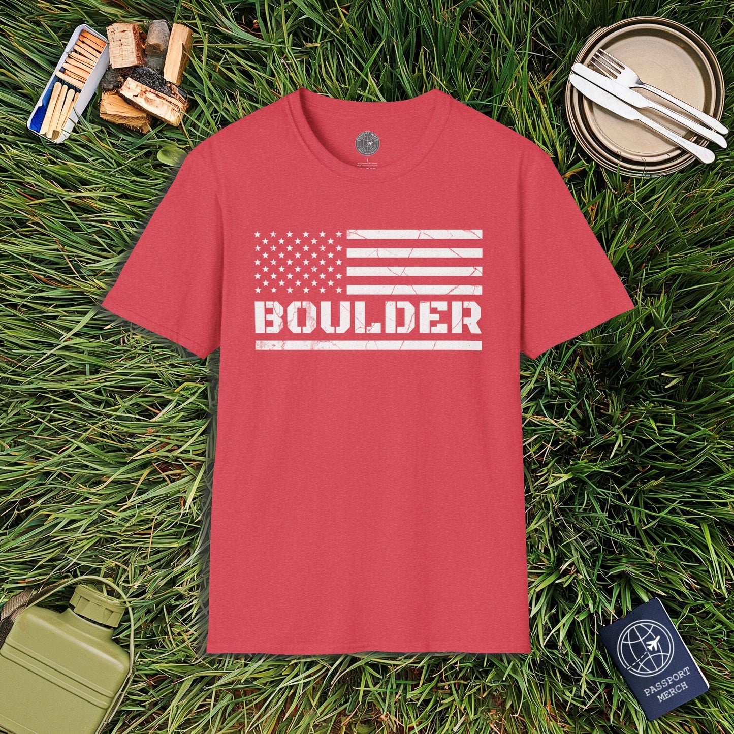 Boulder Stars & Stripes, Colorado T-Shirt