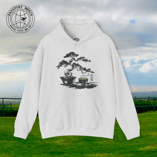 Vintage Matcha Zen, Japan Hoodie