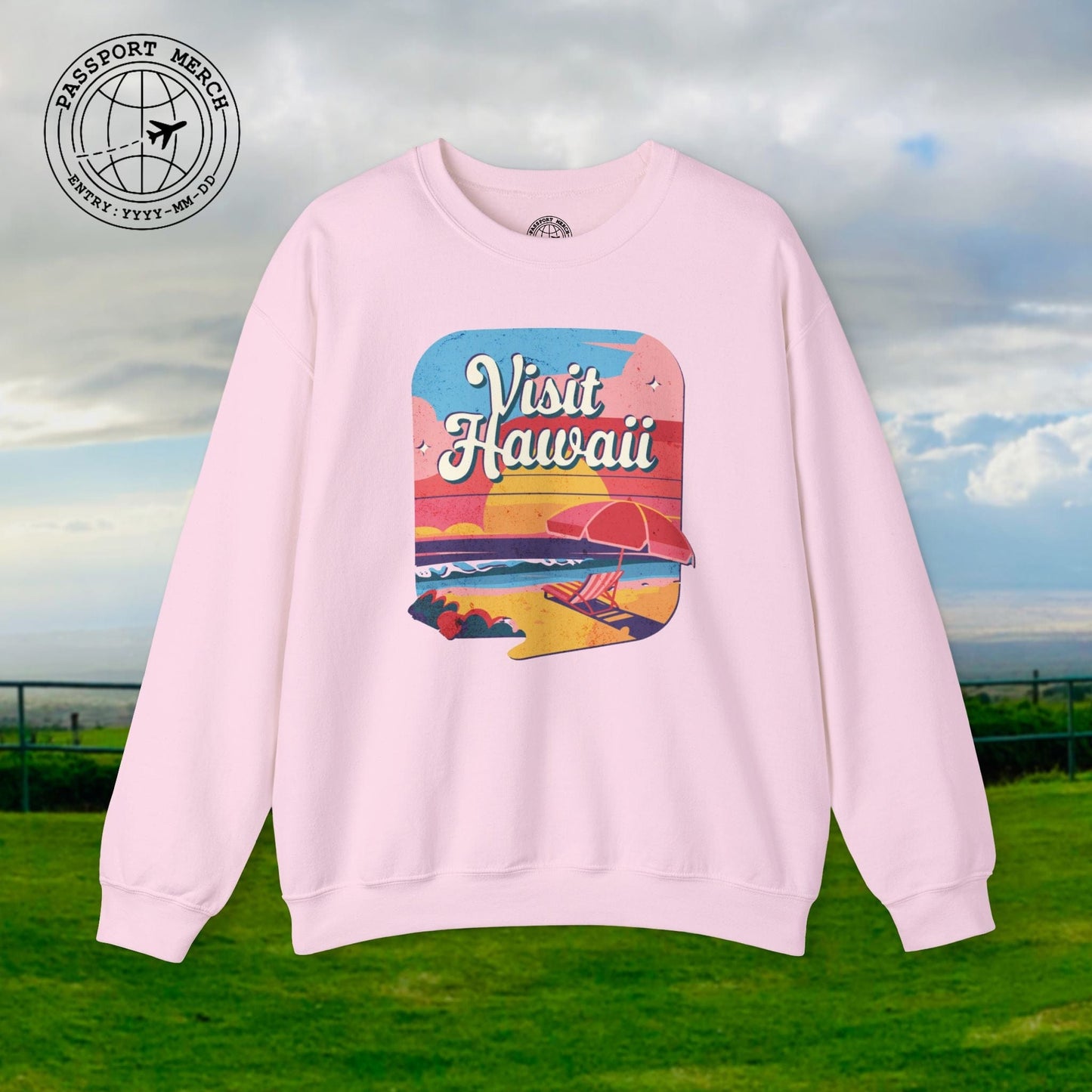 Retro Visit Hawaii Crewneck