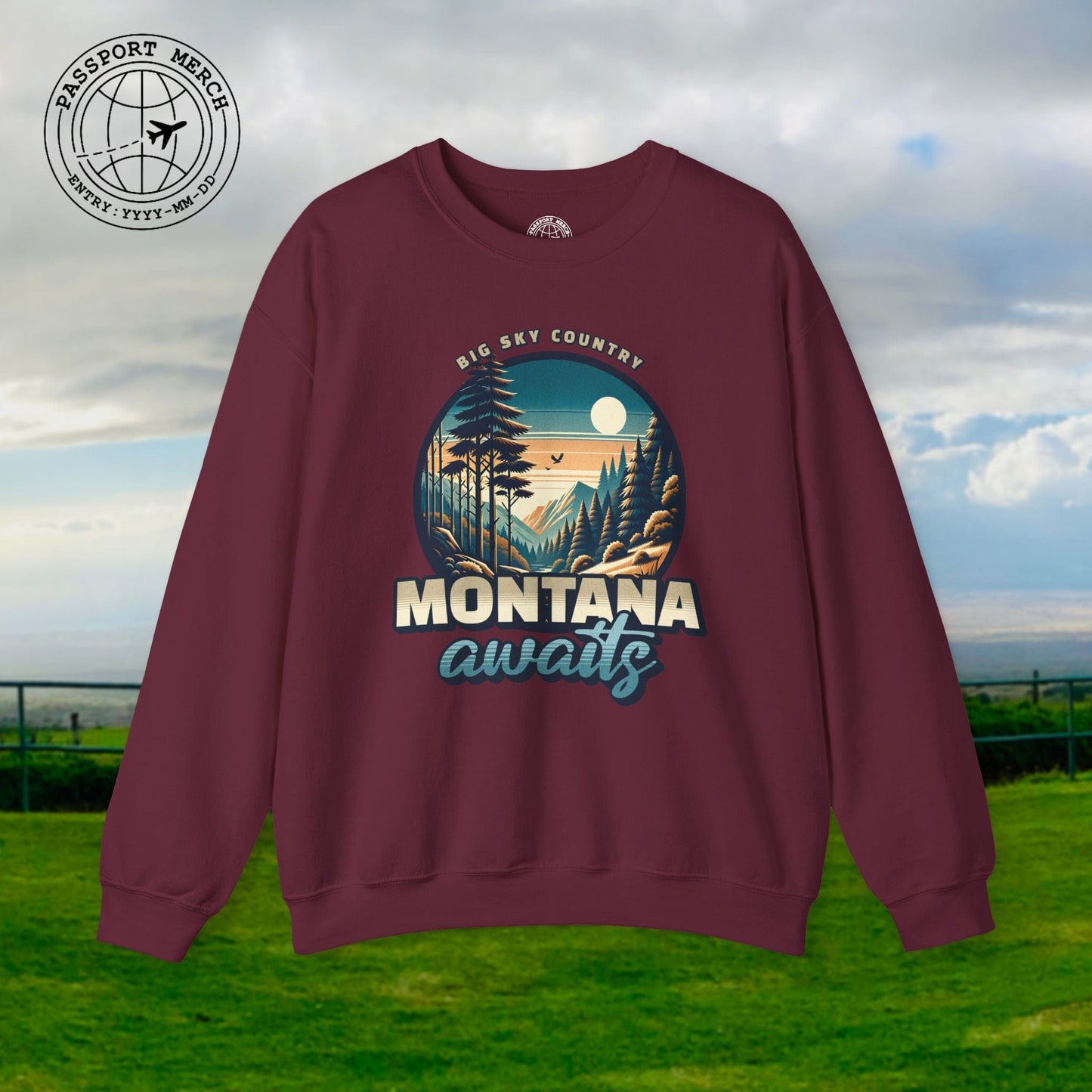 Big Sky Country Montana Crewneck