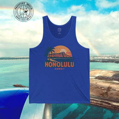 Honolulu, Oahu, Hawaii - 80's Vintage Tank Top