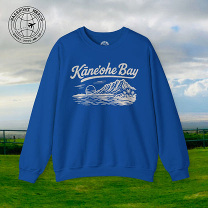 Kaneohe Bay Vintage Monochrome, Hawaii Crewneck
