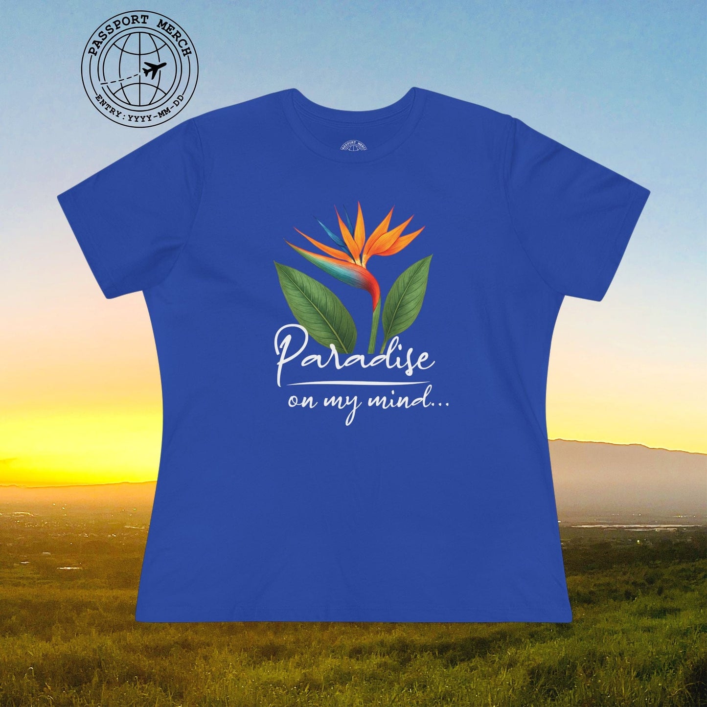 Paradise on My Mind, Hawaii, Womens Fit T-Shirt