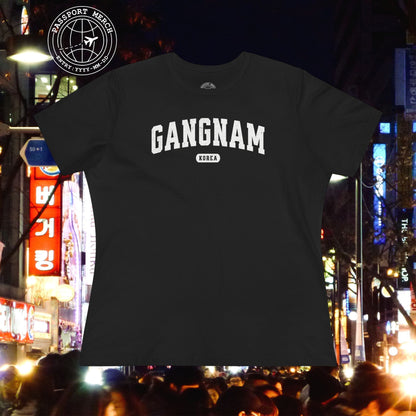 Classic Athletic (Bucket List Edition), Gangnam, Korea, Womens Fit T-Shirt