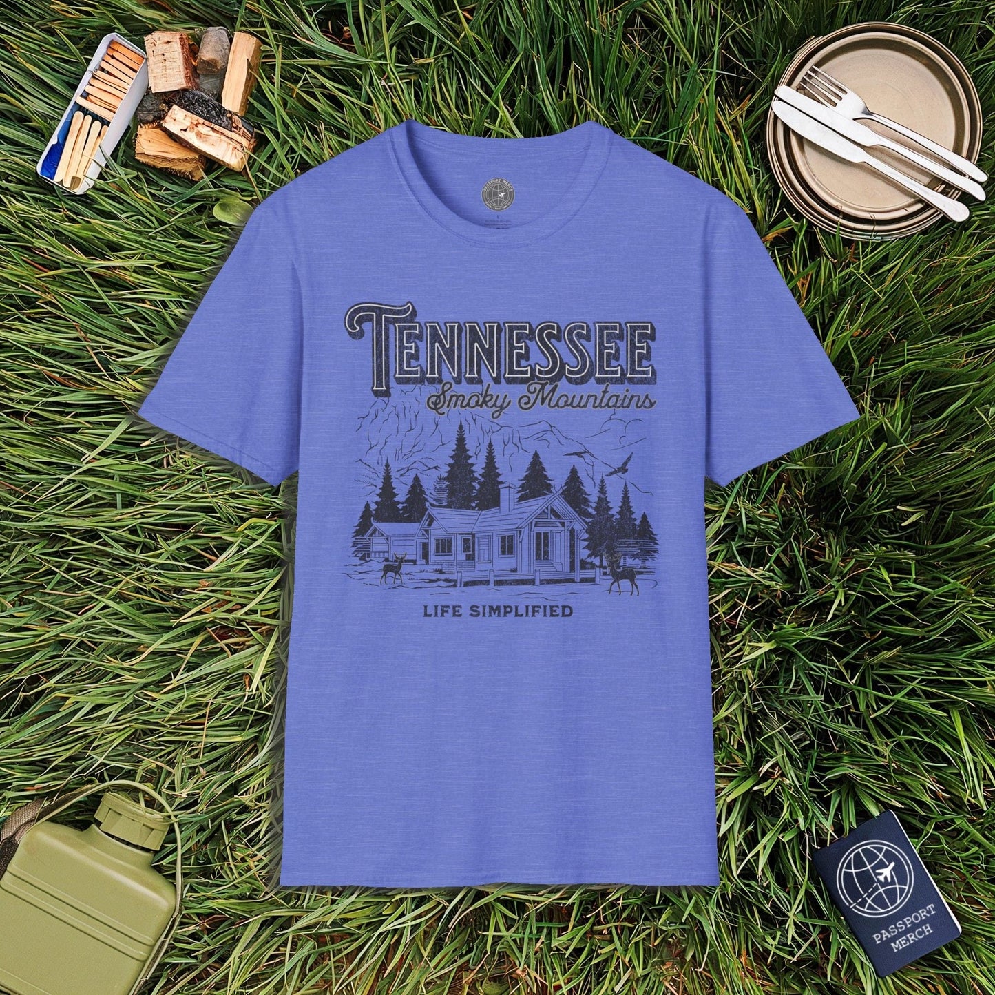 Life Simplified, Smoky Mountains Tennessee T-Shirt