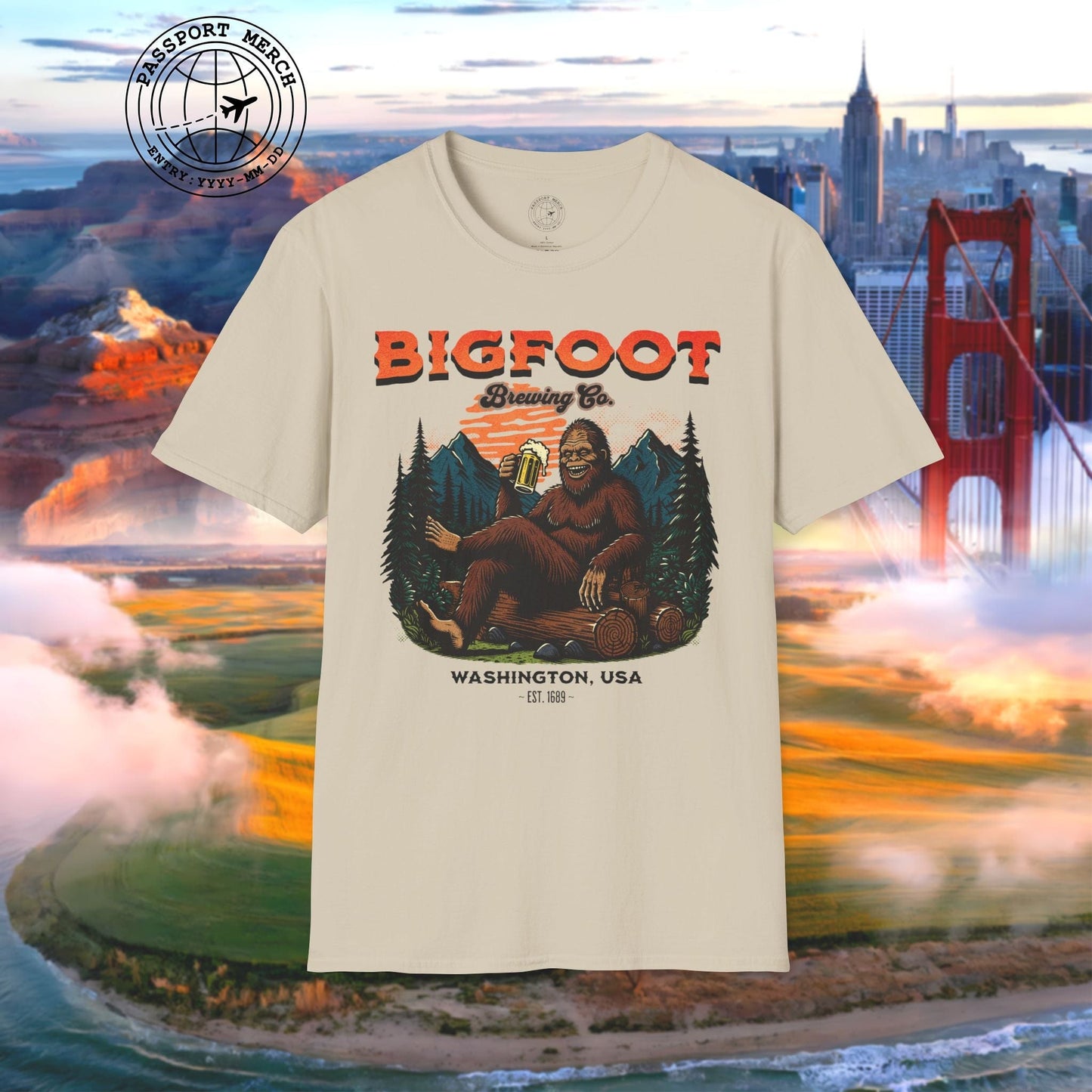 Bigfoot Brewing Company, Washington T-Shirt