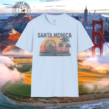 Santa Monica, California - 80's Vintage T-Shirt