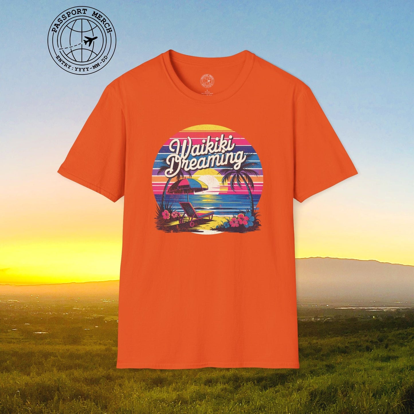 Retro Waikiki Dreaming, Hawaii T-Shirt