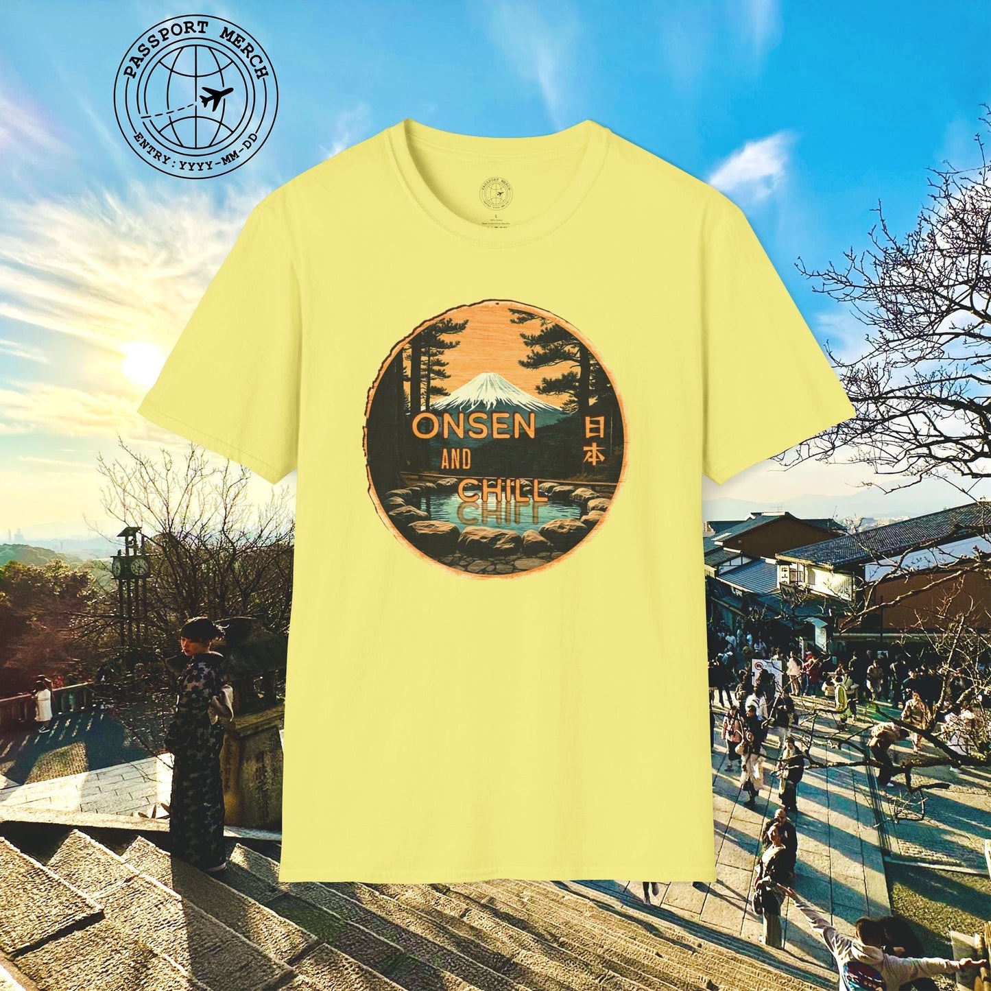 Onsen and Chill, Japan T-Shirt