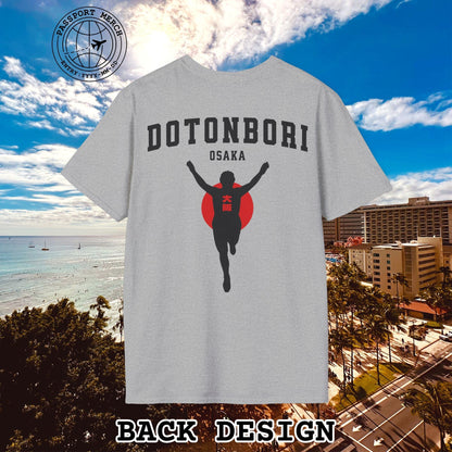 Signs of Wanderlust, Dotonbori, Osaka, Japan, Back Print T-Shirt