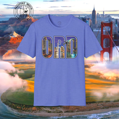 Airport Window Chicago Illinois ORD T-Shirt