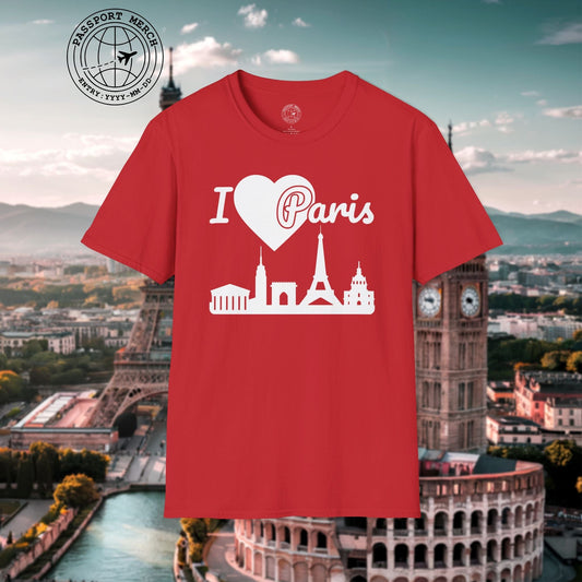 I Heart Paris France T-Shirt
