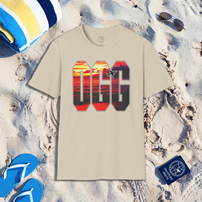 Airport Window ✈️ Kahului Maui Hawaii OGG T-Shirt