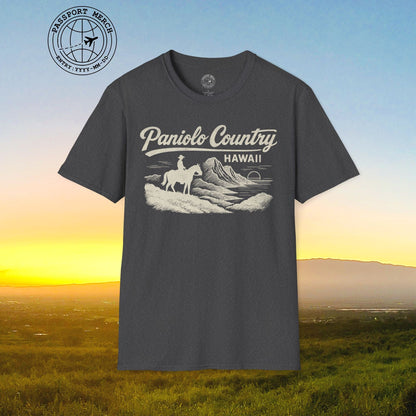 Paniolo Country Vintage Monochrome, Hawaii T-Shirt