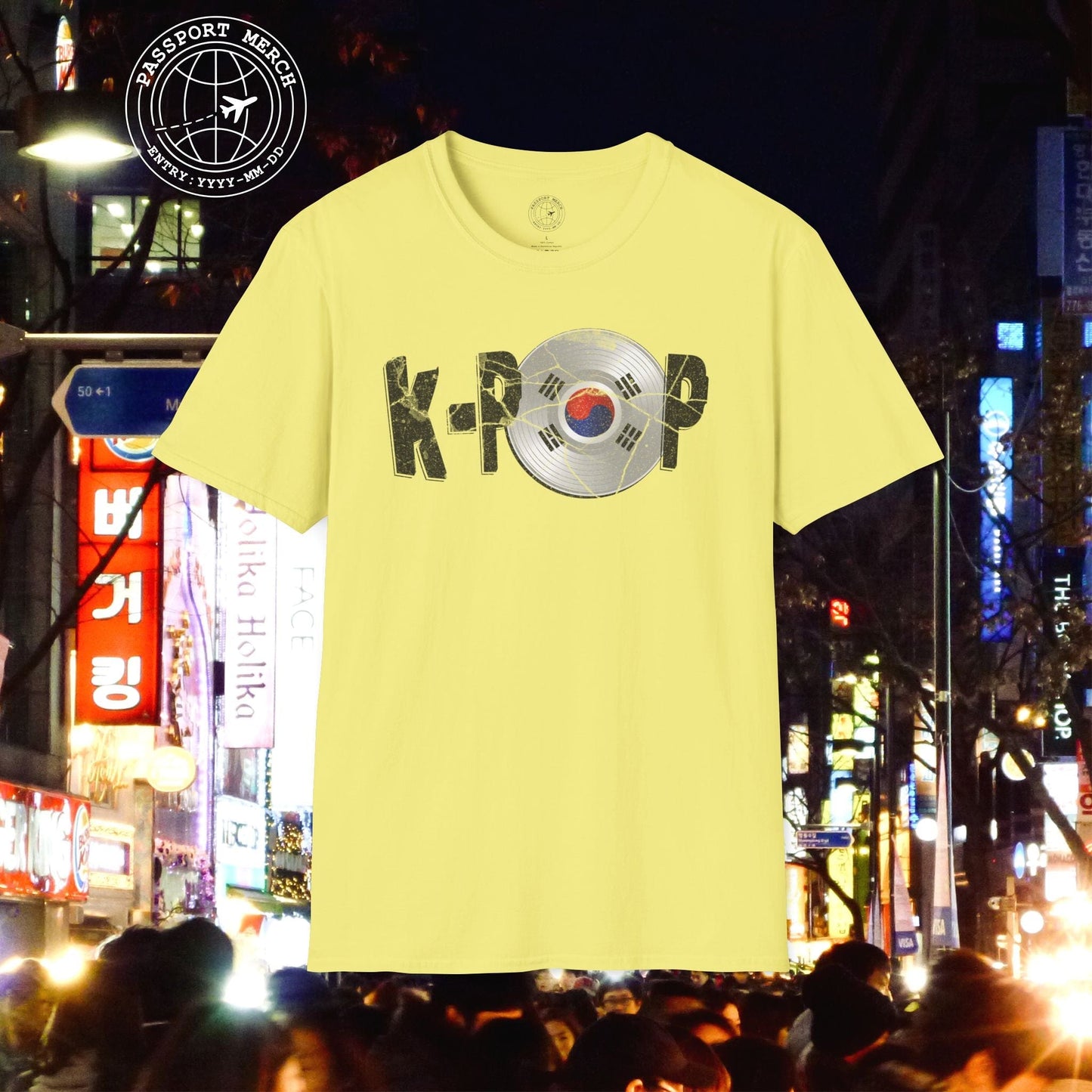 K-POP Vinyl, Korea T-Shirt