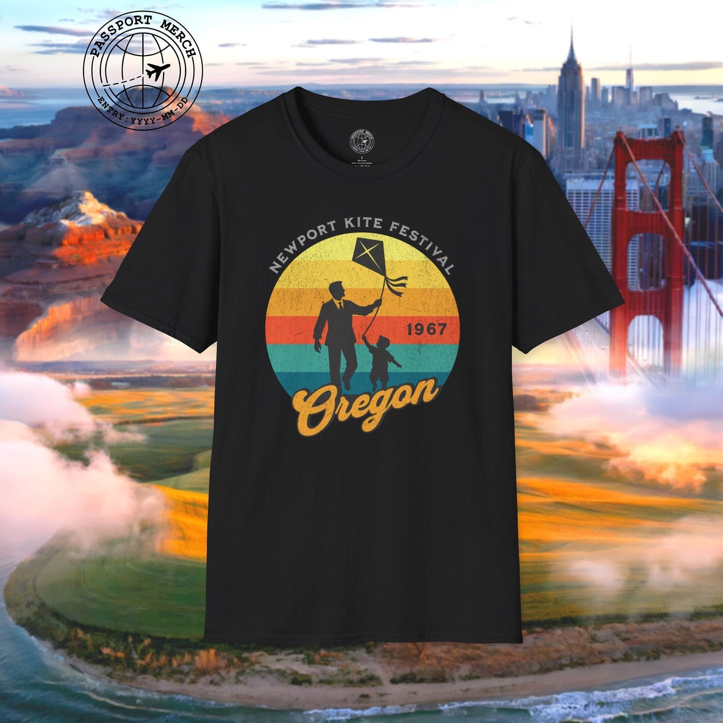 Vintage Newport Oregon Kite Festival T-Shirt