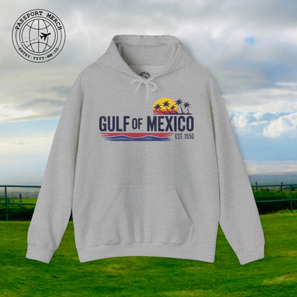 Vintage Retro Gulf of Mexico Hoodie