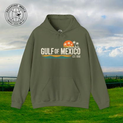 Vintage Retro Gulf of Mexico Hoodie