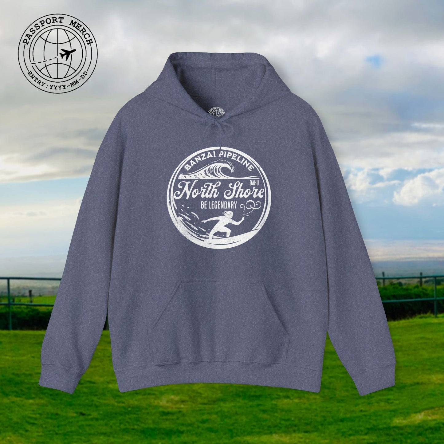 Be Legendary, Banzai Pipeline, Oahu Hawaii Hoodie