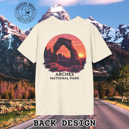 Arches National Park, Utah, Back Print T-Shirt