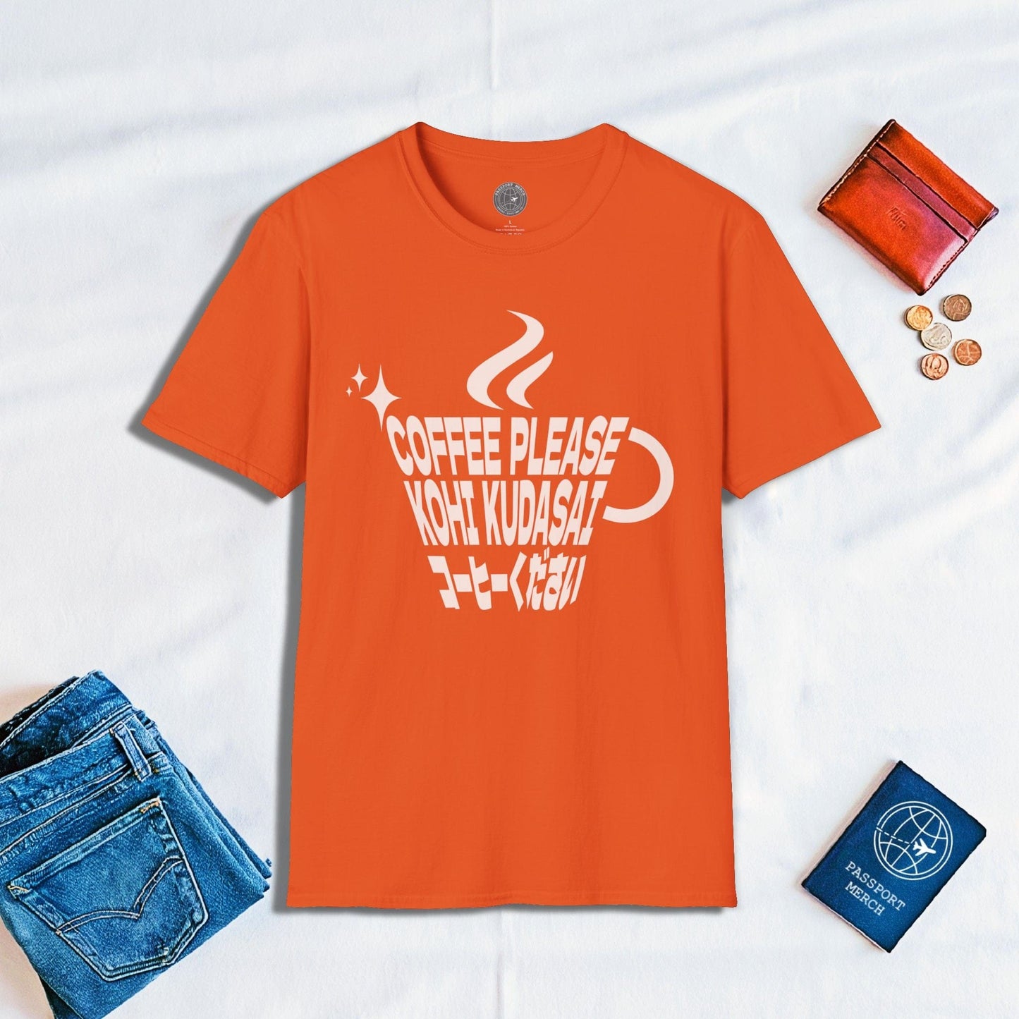 Coffee Please. Kohi Kudasai. Japan T-Shirt