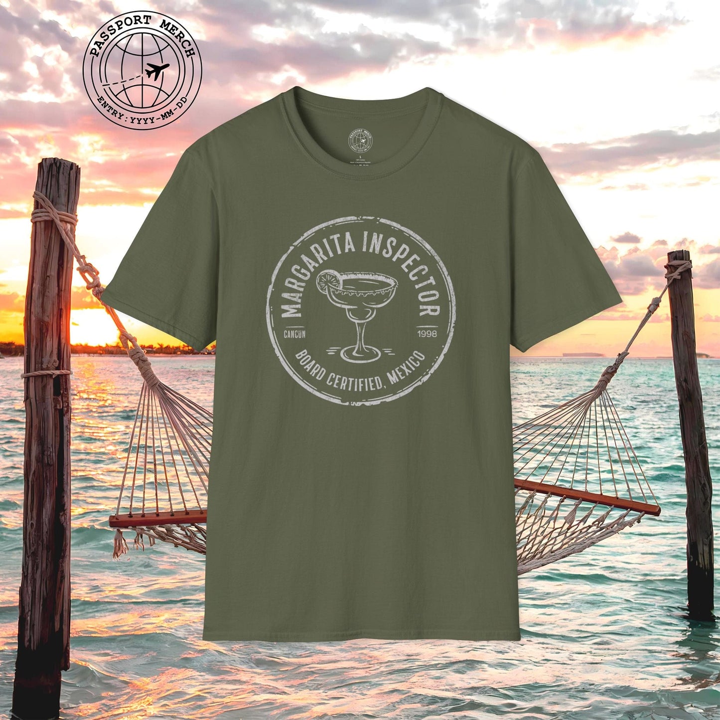 Board Certified Margarita Inspector, Mexico T-Shirt