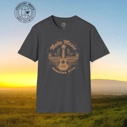 Make Music Hawaiian Style T-Shirt