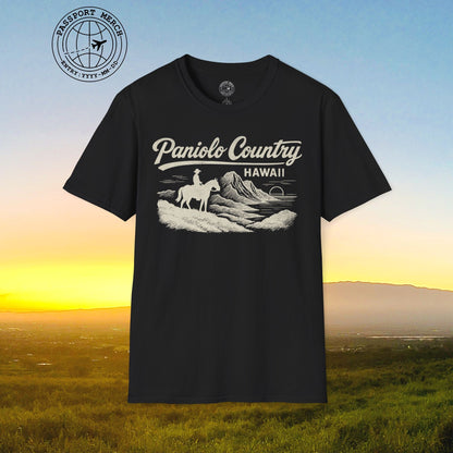 Paniolo Country Vintage Monochrome, Hawaii T-Shirt