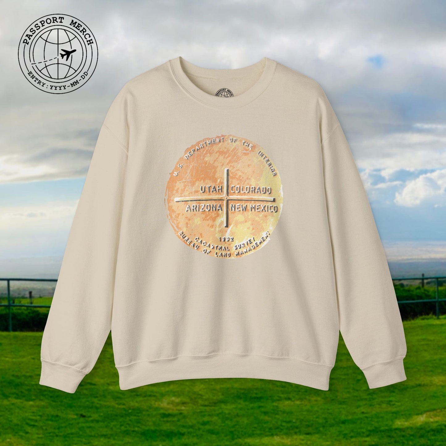 Four Corners - Utah, Colorado, Arizona, New Mexico Crewneck