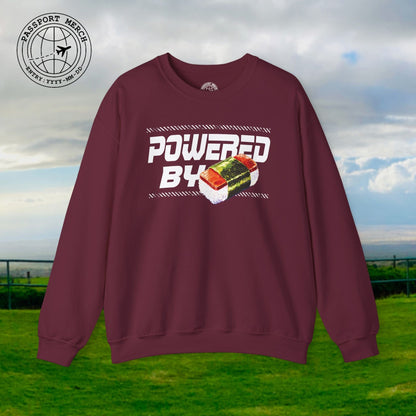 Powered By Musubi, Hawaii Crewneck
