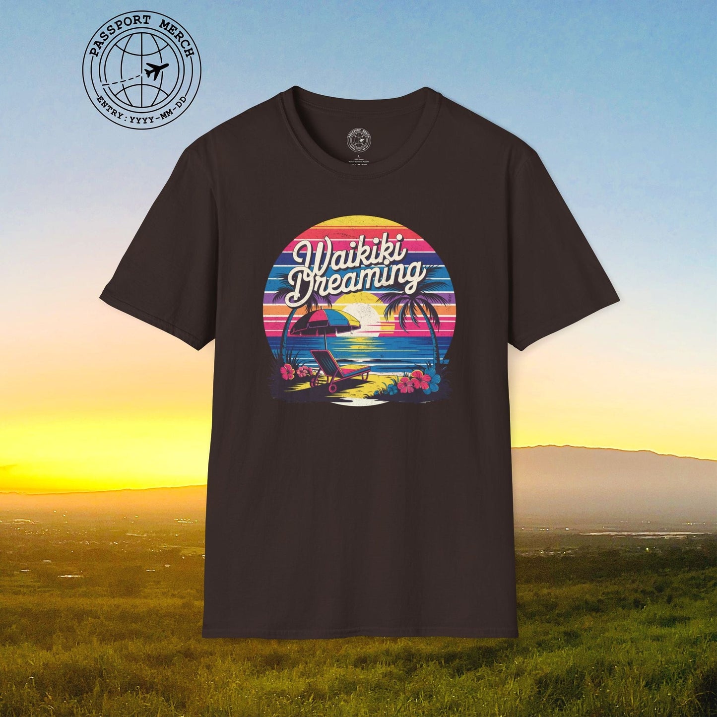 Retro Waikiki Dreaming, Hawaii T-Shirt
