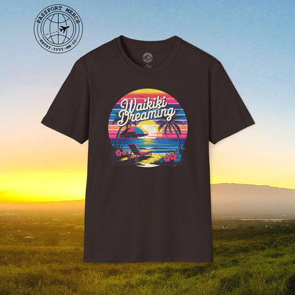 Retro Waikiki Dreaming, Hawaii T-Shirt