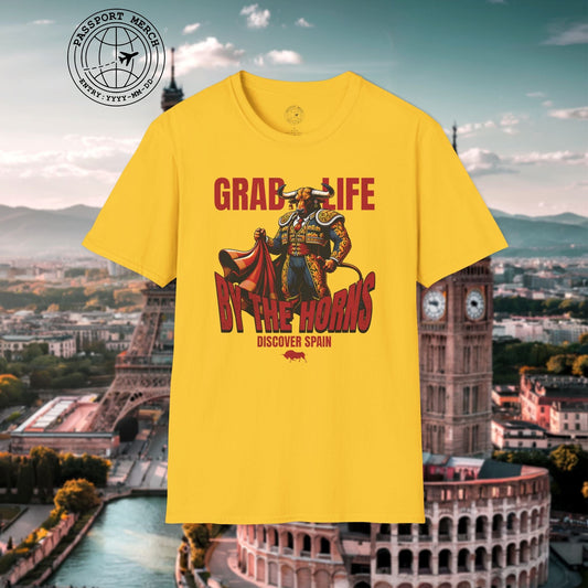 Grab Life By The Horns, Discover Spain T-Shirt